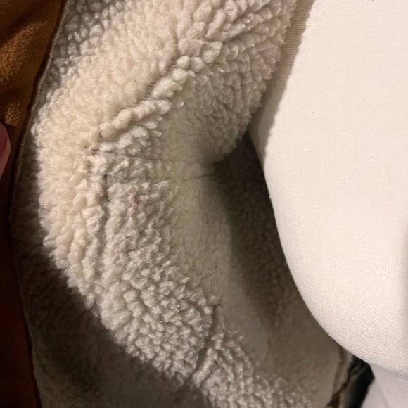 Outback Trading Co. faux Suede with faux Sherpa lining size Small - Picture 5 of 7